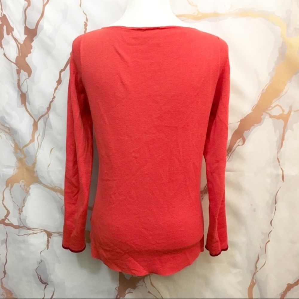 Gap silk orange S Tall sweater - Picture 4 of 8